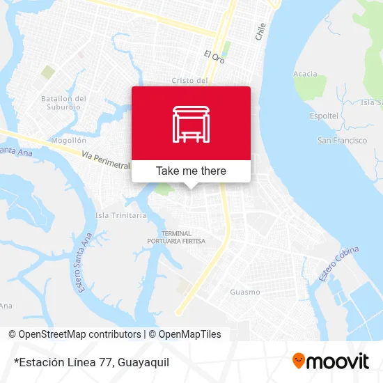 Mapa de *Estación Línea 77