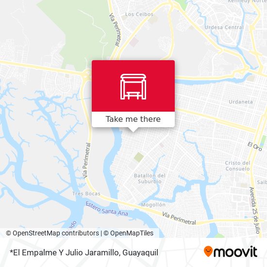 Mapa de *El Empalme Y Julio Jaramillo