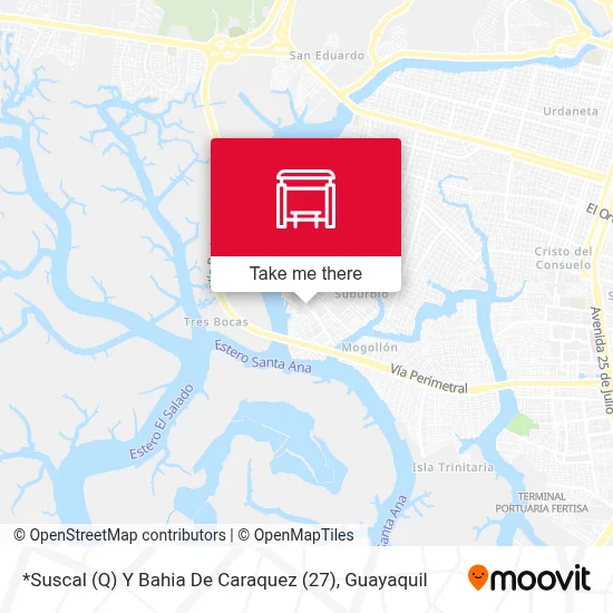 Mapa de *Suscal (Q) Y Bahia De Caraquez (27)