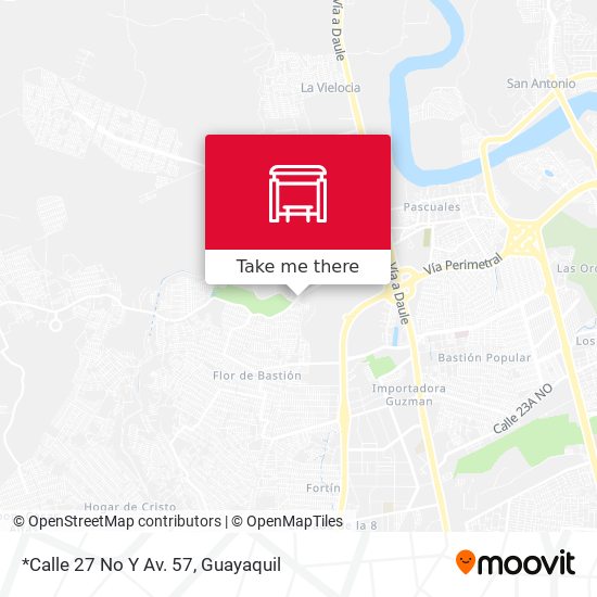 Mapa de *Calle 27 No Y Av. 57
