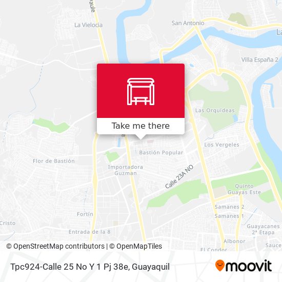 Tpc924-Calle 25 No Y 1 Pj 38e map