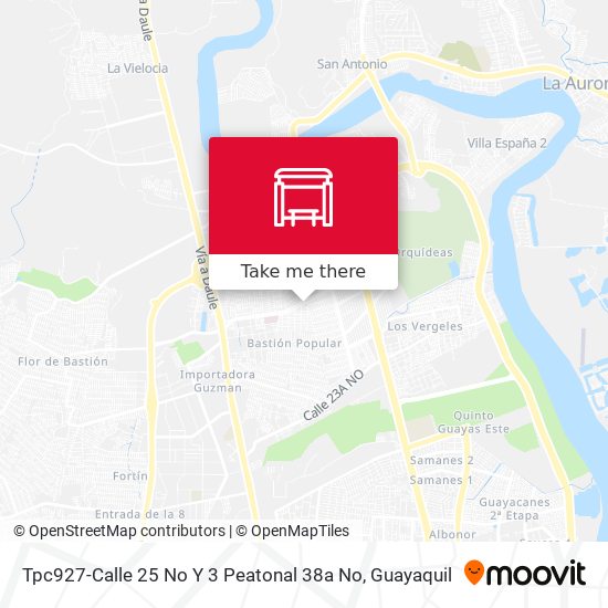 Mapa de Tpc927-Calle 25 No Y 3 Peatonal 38a No
