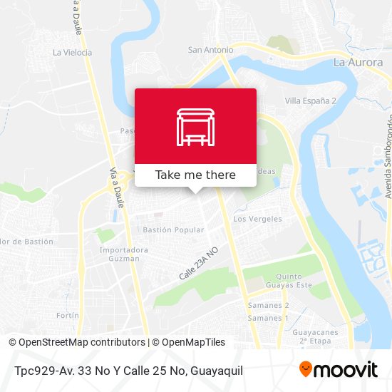 Mapa de Tpc929-Av. 33 No Y Calle 25 No