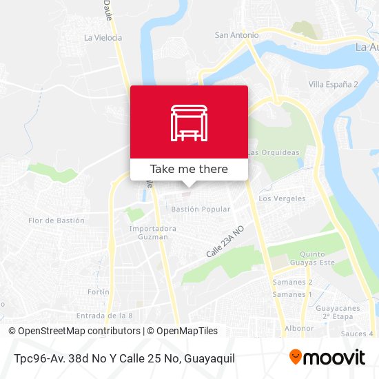 Mapa de Tpc96-Av. 38d No Y Calle 25 No