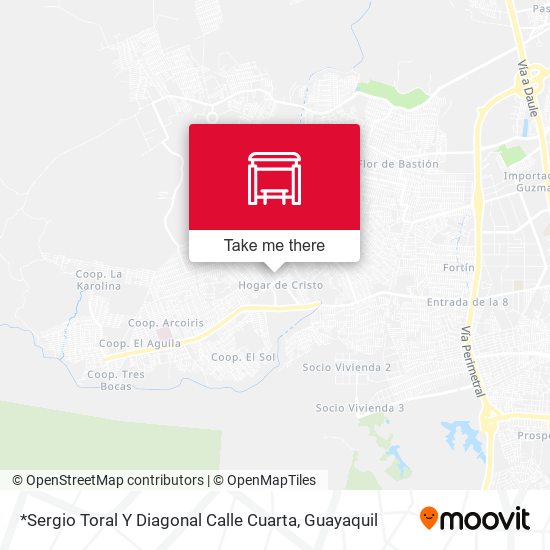 Mapa de *Sergio Toral Y Diagonal Calle Cuarta