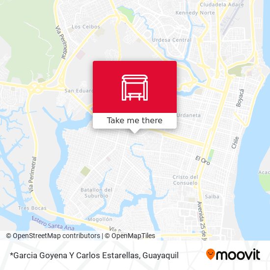 *Garcia Goyena Y Carlos Estarellas map
