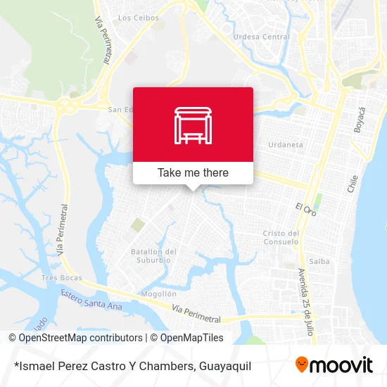 *Ismael Perez Castro Y Chambers map