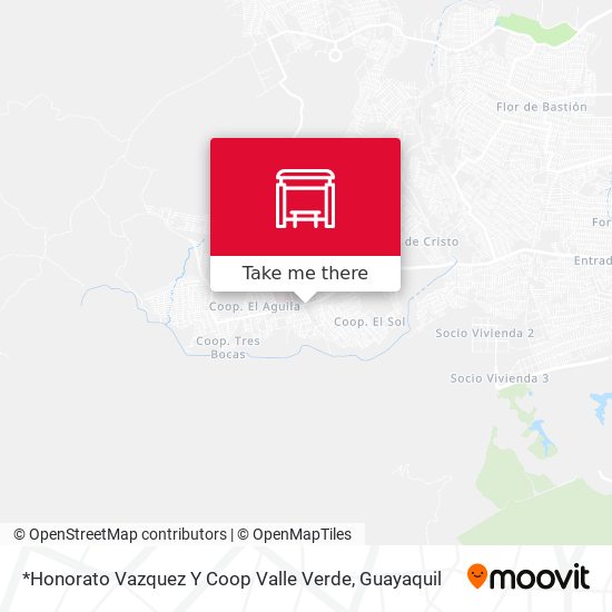 Mapa de *Honorato Vazquez Y Coop Valle Verde