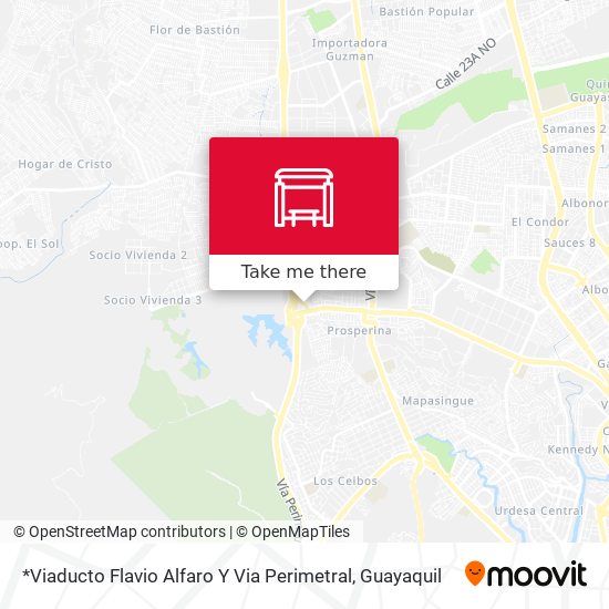 *Viaducto Flavio Alfaro Y Via Perimetral map