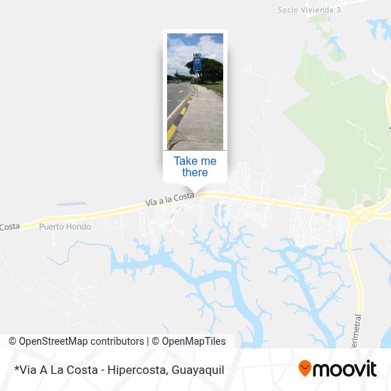 Mapa de *Via A La Costa - Hipercosta