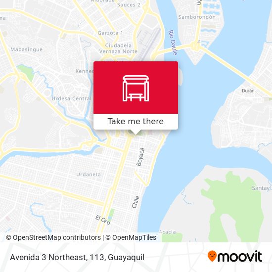 Mapa de Avenida 3 Northeast, 113