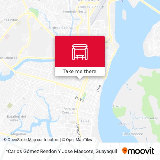 Mapa de *Carlos Gómez Rendón Y Jose Mascote