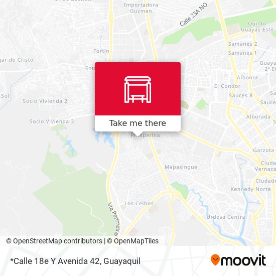 *Calle 18e Y Avenida 42 map