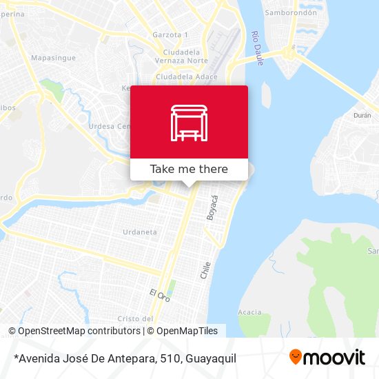 *Avenida José De Antepara, 510 map