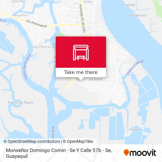 Monseñor Domingo Comin - Se Y Calle 57b - Se map