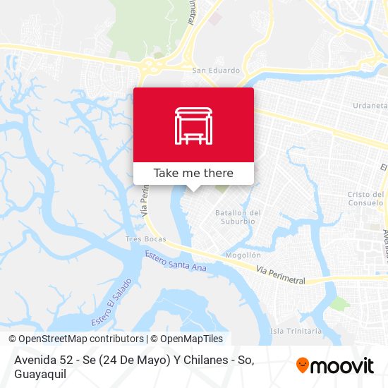 Avenida 52 - Se (24 De Mayo) Y Chilanes - So map