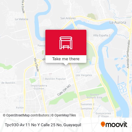 Mapa de Tpc930-Av 11 No Y Calle 25 No