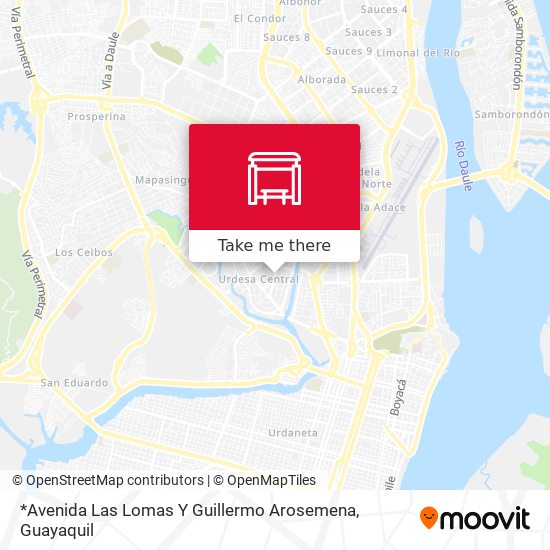 Mapa de *Avenida Las Lomas Y Guillermo Arosemena