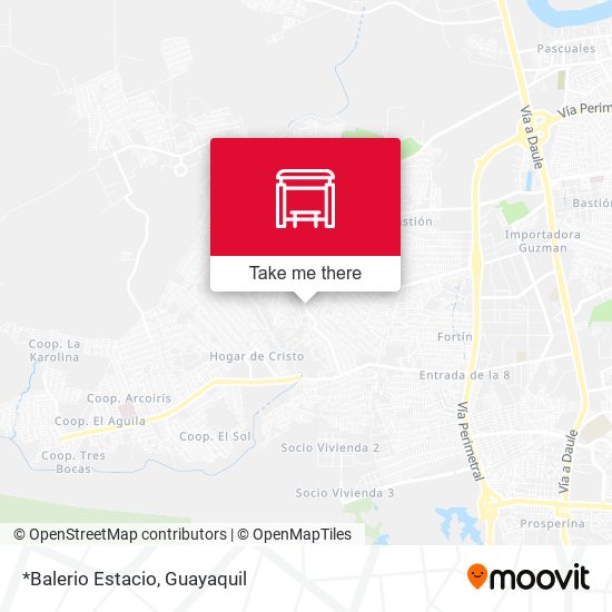 Mapa de *Balerio Estacio