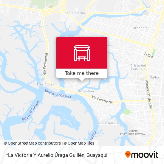 *La Victoria Y Aurelio Úraga Guillén map