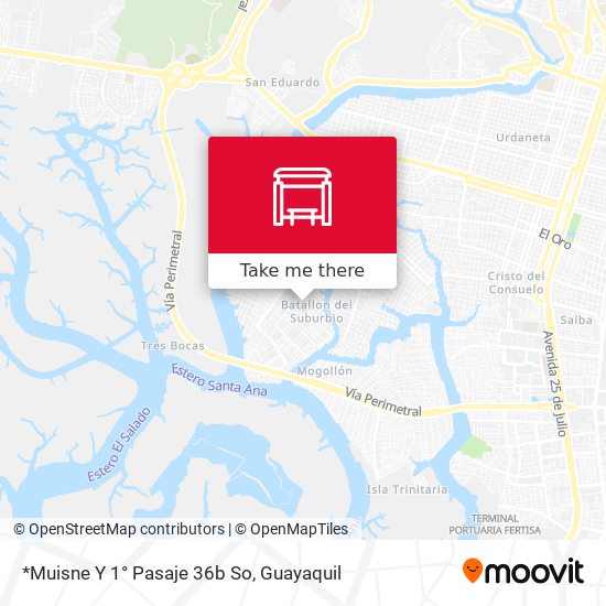 Mapa de *Muisne Y 1° Pasaje 36b So