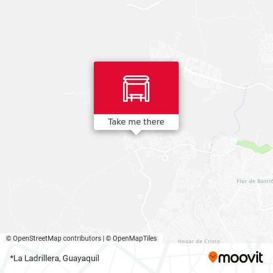 *La Ladrillera map