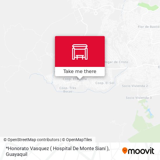*Honorato Vasquez ( Hospital De Monte Sianí ) map