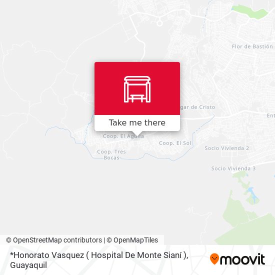 *Honorato Vasquez ( Hospital De Monte Sianí ) map