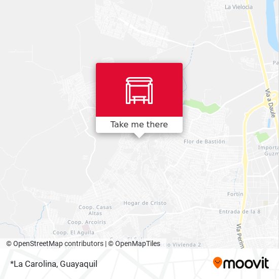 *La Carolina map