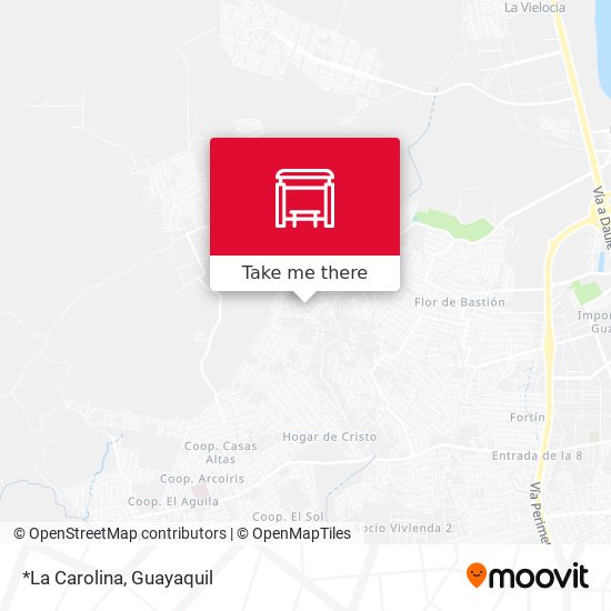 *La Carolina map