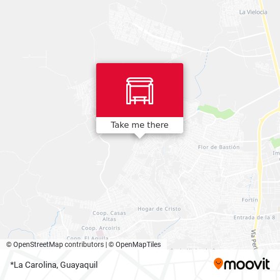 *La Carolina map