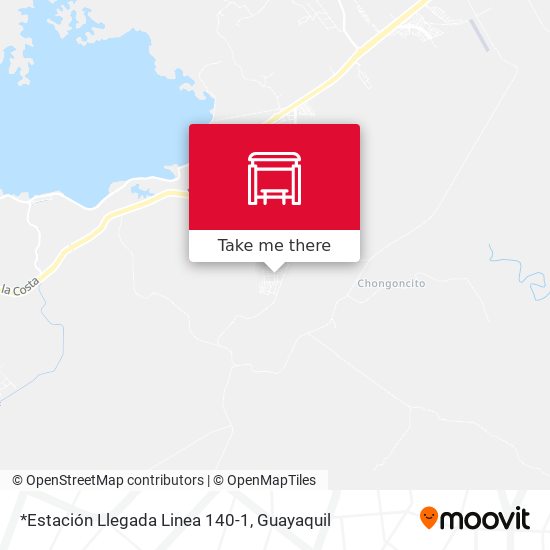 Mapa de *Estación Llegada Linea 140-1
