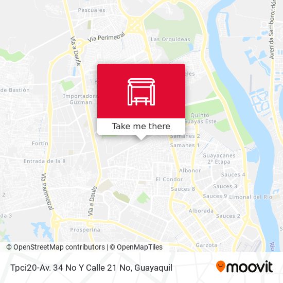 Mapa de Tpci20-Av. 34 No Y Calle 21 No