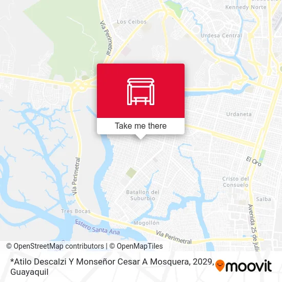 Mapa de *Atilo Descalzi Y Monseñor Cesar A Mosquera, 2029