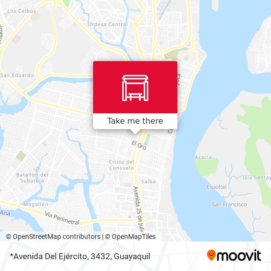 Mapa de *Avenida Del Ejército, 3432