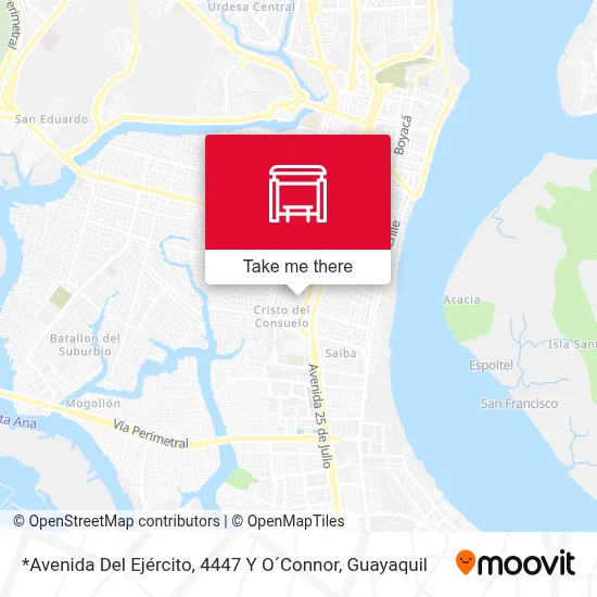 Mapa de *Avenida Del Ejército, 4447 Y O´Connor