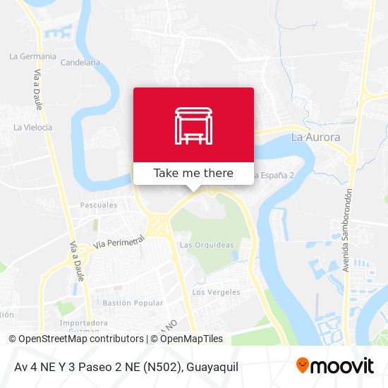 Av 4 NE Y 3 Paseo 2 NE (N502) map