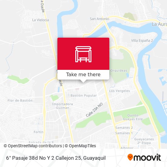 Mapa de 6° Pasaje  38d No Y 2 Callejon 25
