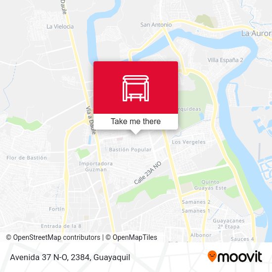 Mapa de Avenida 37 N-O, 2384