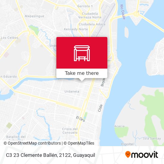 C3 23 Clemente Ballén, 2122 map