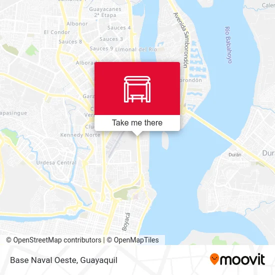 Base Naval Oeste map