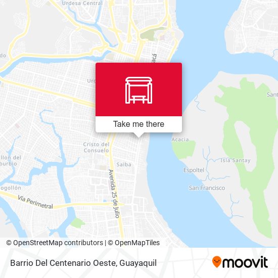Barrio Del Centenario Oeste map