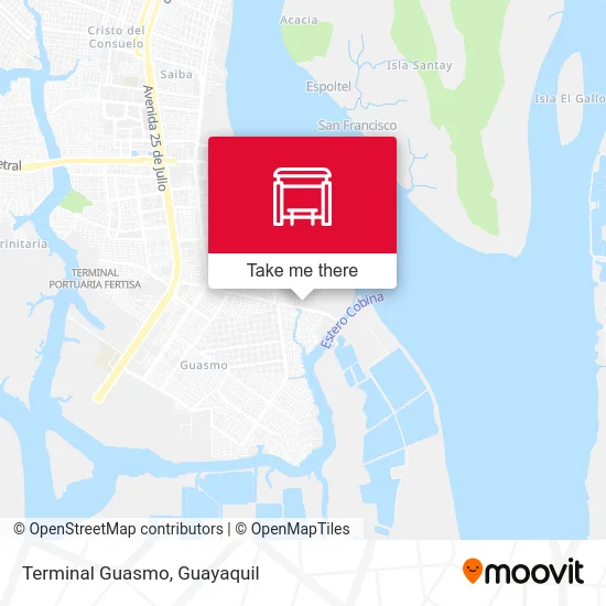 Terminal Guasmo map