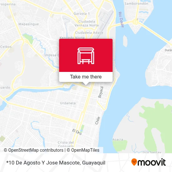 Mapa de *10 De Agosto Y Jose Mascote