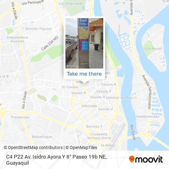 Mapa de C4 P22 Av. Isidro Ayora Y  8° Paseo 19b NE