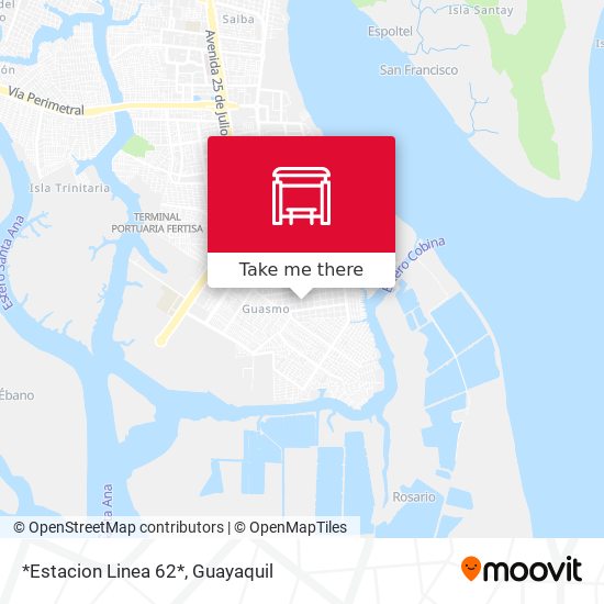 Mapa de *Estacion Linea 62*