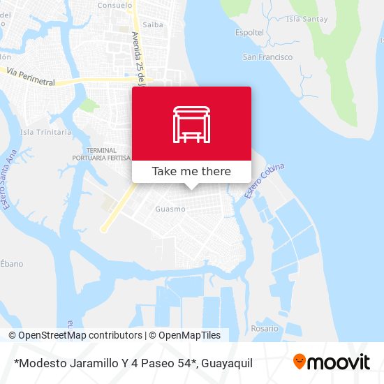 *Modesto Jaramillo Y 4 Paseo 54* map