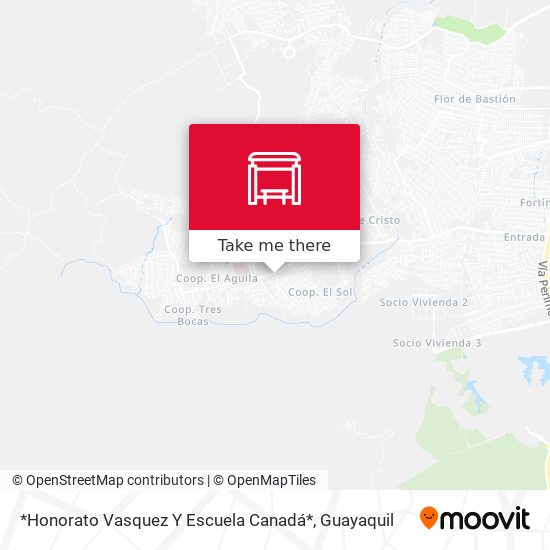 Mapa de *Honorato Vasquez Y Escuela Canadá*