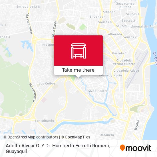 Adolfo Alvear O. Y Dr. Humberto Ferretti Romero map