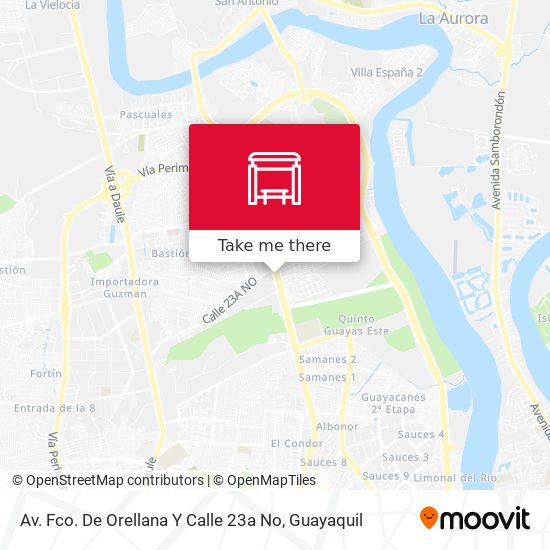 Mapa de Av. Fco. De Orellana  Y  Calle 23a No